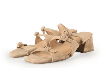 Manfield Muiltjes in maat 37 Beige, Kleding | Dames, Schoenen, Verzenden, Beige, Zo goed als nieuw, Manfield