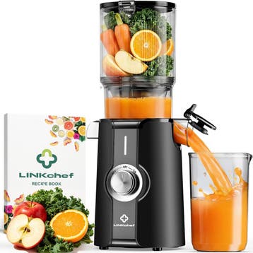 LINKChef 115mm vulopening | Retour deal: nu kopen!, Verzenden, Nieuw, Elektrisch, Slowjuicer