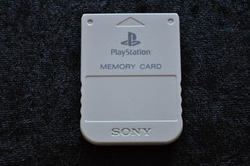 Playstation 1 Memory Card Origineel (Slim Wit), Games en Spelcomputers, Verzenden, Nieuw