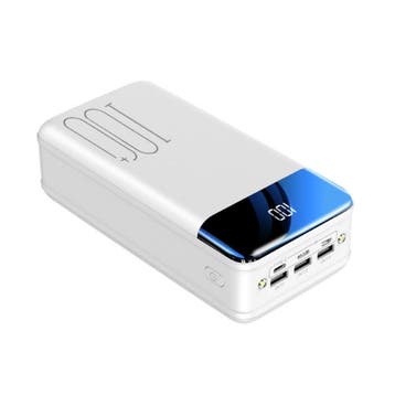 100.000mAh Powerbank met 3 Oplaadpoorten - Ingebouwde, Verzenden