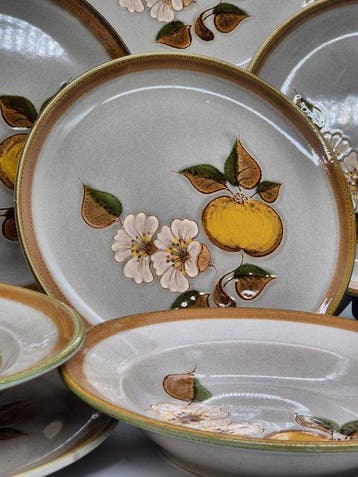 Eetservies (9) - SMF Schramberg – Geschirr-Set – Teller und, Antiek en Kunst