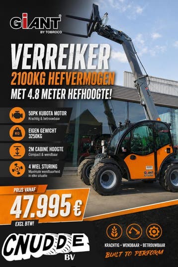 Verreiker Giant GT5048, Zakelijke goederen, Landbouw | Tractoren, Nieuw, Tot 80 Pk, Overige merken, Tot 2500