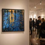 Néo Pablo - Blue Cobblestones – 100% original Painting by