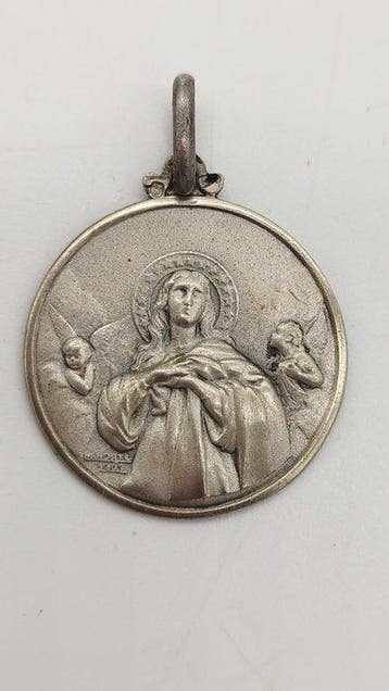 Argent, ( sans prix de réserve) - Médaillon - Notre-Dame de