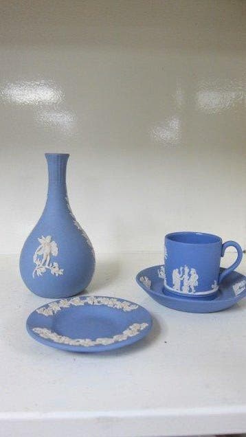 Wedgwood - josiah wedgwood - Tafelservies (5) - Jasperware -, Antiek en Kunst