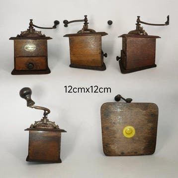 Koffiemolen (5) - Metaal, Bakeliet, Hout - Peugeot en japi