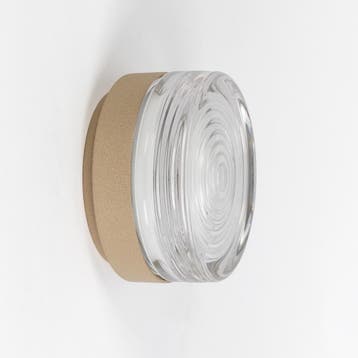 Wandverlichting modern Liam Opbouwspot Champagne, Verzenden