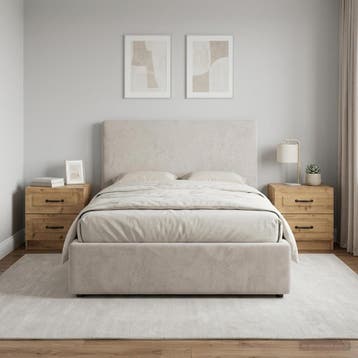 vidaXL Nachtkastje 2 st Artisanaal eiken 43 x 34,5 x 44,5 cm, Verzenden, Nieuw