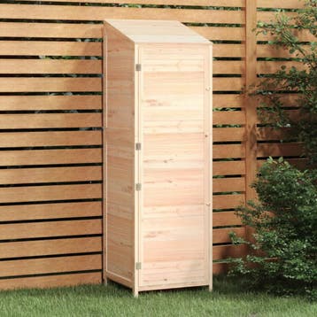 vidaXL Tuinschuur 55x52x174,5 cm massief vurenhout, Tuin en Terras, Tuinhuizen, Verzenden, Nieuw