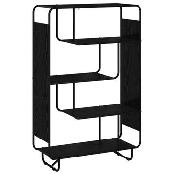 vidaXL Highboard Zwart eiken 93.5 x 37.5 x 144 cm Bewerkt, Verzenden, Nieuw