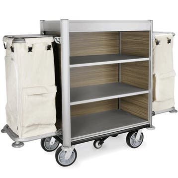 Huishoudwagen | HEIDI | Aluminium/Gelamineerd | 3 Niveaus |, Verzenden, Nieuw in verpakking