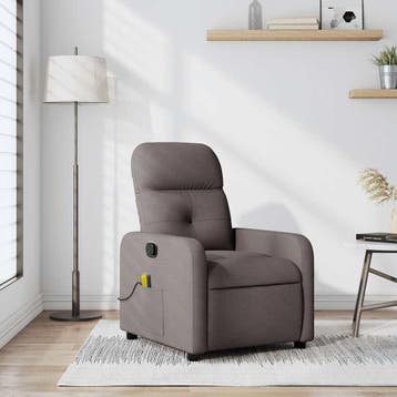 Massagestoel taupe | Retour Deal | 41% Korting, Verzenden