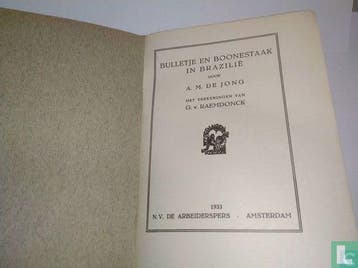 Bulletje en Boonestaak, De wereldreis van - Bulletje en B..., Eén stripboek, Verzenden, Gelezen, Jong, A.M. de.