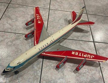 Yonezawa - Blikken speelgoed - Boeing 707 Super Jet Liner