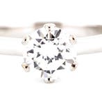 Bague - 18 carats Or blanc - 1.30ct. tw. Diamant (Naturelle), Bijoux, Sacs & Beauté, Bagues