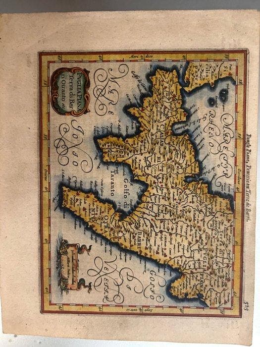 Italië - Platte Apulië, Land van Barri, Land van Otranto,, Livres, Atlas & Cartes géographiques