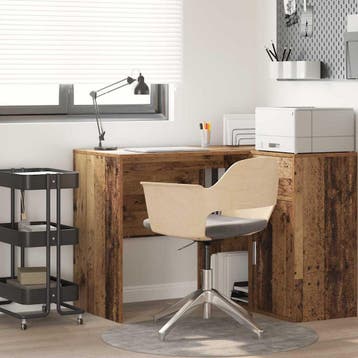 vidaXL Bureau Oud Hout Bewerkt hout 102 x 50 x 75 cm, Huis en Inrichting, Verzenden, Nieuw