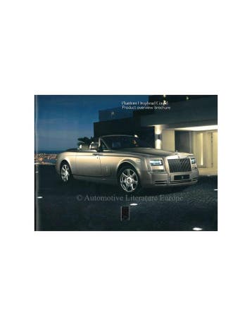 2014 ROLLS ROYCE PHANTOM DROPHEAD COUPÉ BROCHURE ENGELS, Ophalen of Verzenden, Nieuw