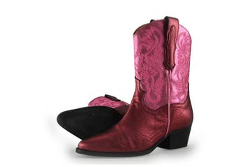 DWRS Cowboy laarzen in maat 37 Roze, DWRS, Verzenden, Zo goed als nieuw, Roze