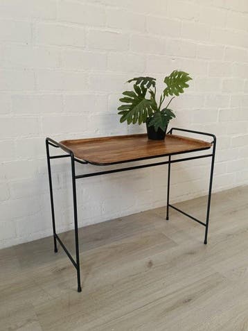Silva - Bijzettafel - Metaal, Hout