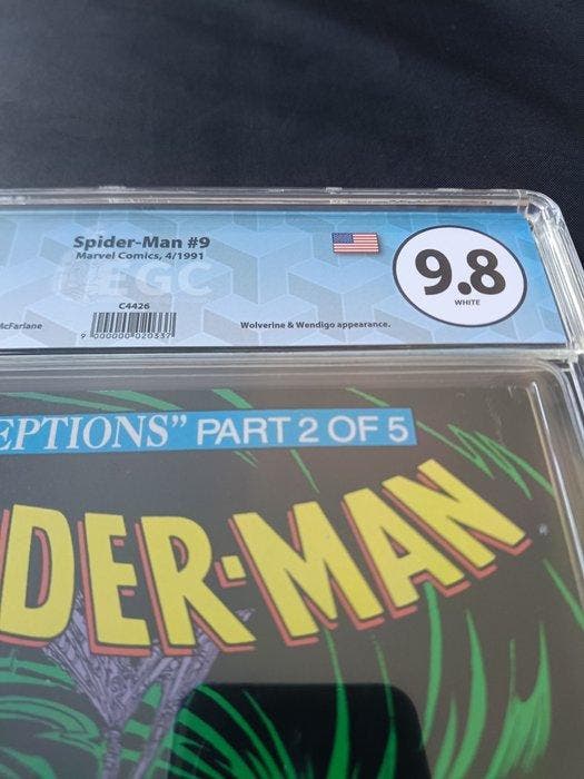 Spider-Man (Vol. 1) #9 - EGC 9.8 - Perceptions, part 2 - 1, Boeken, Strips | Comics