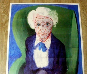 David Hockney - My mother Bridlington