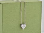 Ketting met hanger - 14 karaat Witgoud - 2.06ct. tw. Diamant