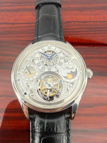 HAOFA - Tourbillon 1035 GMT dual time zone Day And Night top