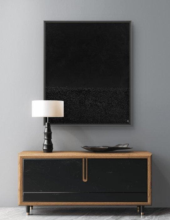 Oscar Bruno - “ Black Stile N55 “ - XL -, Antiquités & Art, Art | Peinture | Moderne