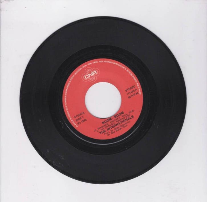 Internationals, The – Boom Boom / Once In A While (1-7-Viny, Cd's en Dvd's, Vinyl Singles, Ophalen of Verzenden