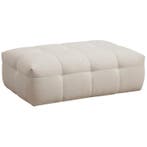 Evila Originals Moderne Voetenbank Beige - Poef - Ongebruikt, Huis en Inrichting, Zetels | Voetbanken en poefs, Verzenden, Zo goed als nieuw