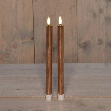 Ledkaars 3d flame candle koper annas collection d 2,5 h 23, Nieuw
