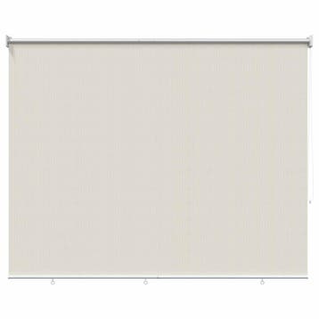 vidaXL Rolgordijn voor buiten 125(B)x140(H) cm crèmekleurig, Huis en Inrichting, Verzenden, Nieuw