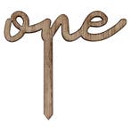 1 Jaar Cupcake Toppers 6st, Verzenden