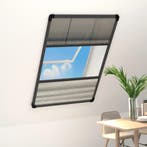 vidaXL Raamhor plissé met verduistering 80x160 cm aluminium, Verzenden