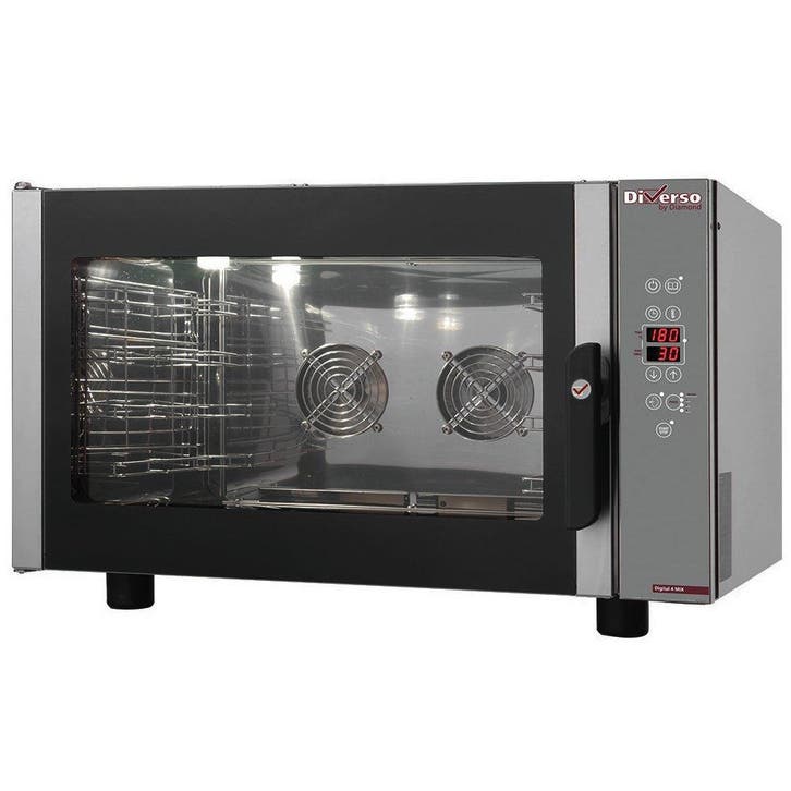 Hetelucht-/Stoomoven | DIGITAL | 4 Niveaus (EN/GN) |, Articles professionnels, Horeca | Équipement de cuisine, Envoi