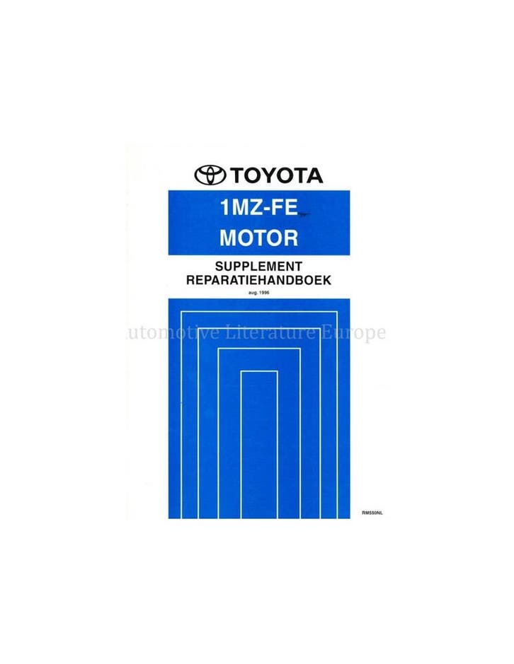 1996 TOYOTA CAMRY | AVALON 1MZ-FE MOTOR (SUPPLEMENT), Autos : Divers, Modes d'emploi & Notices d'utilisation