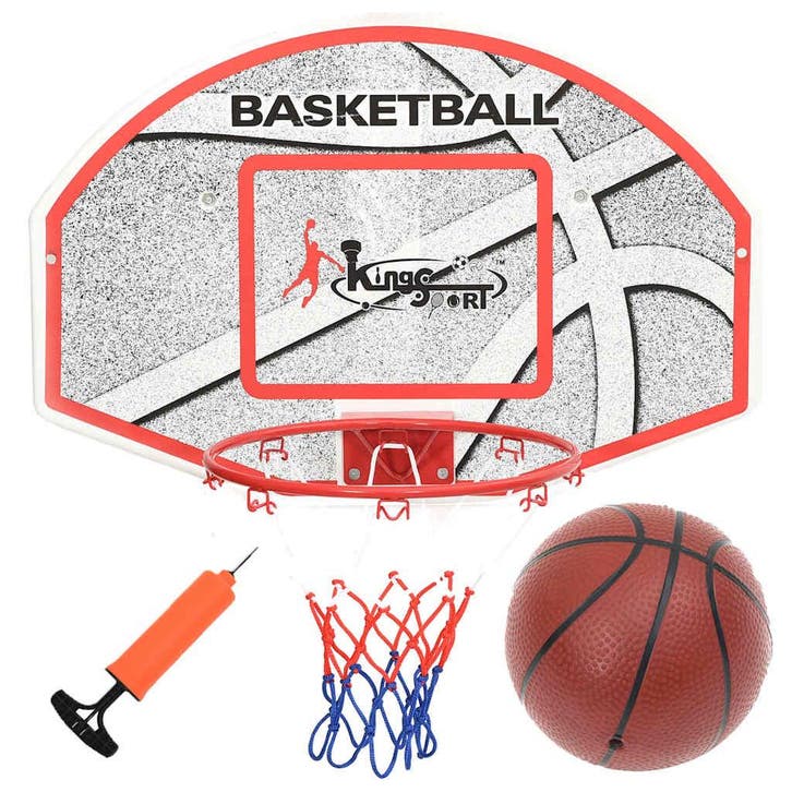 vidaXL 5-delige Basketbalset wandmontage 66x44,5 cm, Sport en Fitness, Basketbal, Nieuw, Verzenden