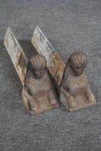 Vuurbok - Gietijzer - Antieke haardbokken