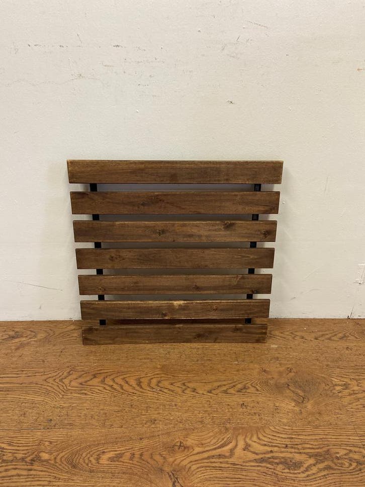 Gebruikt terras tafelblad (60x60) -TB945- Vintage/Café, Maison & Meubles, Pièces pour table, Enlèvement