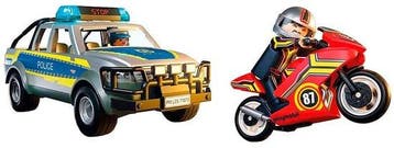Verpakking beschadigd PLAYMOBIL Action Heroes - Achtervol..., Kinderen en Baby's, Verzenden, Nieuw