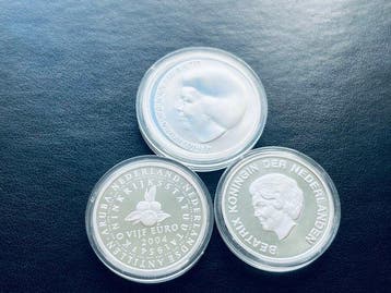 Nederland, Aruba. 5 Euro / 10 Euro / 5 Florin 2002/2010 (3