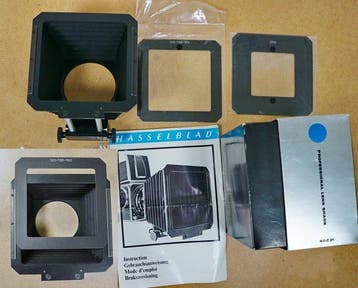 Hasselblad 500 series Lens Shade & Panorama adapters for, Audio, Tv en Foto, Fotocamera's Analoog, Nieuw