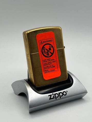 Zippo - Barrett-Smythe King Cobra Solid Brass 1995 (H XI)