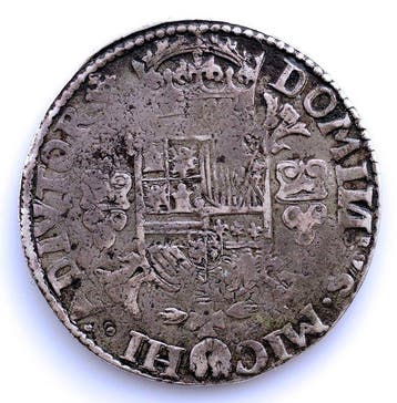 Spaanse Nederlanden. Felipe II. 1/2 Escudo 1562 Nimega.