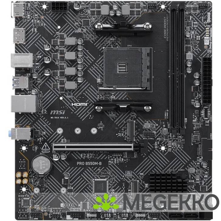 MSI PRO B550M-B, Computers en Software, Moederborden, Nieuw, Verzenden