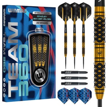 Winmau - Bradley van der Velden - 90% - 22 gram, Sport en Fitness, Darts, Ophalen of Verzenden, Nieuw, Pijlen