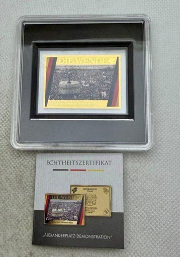 Tsjaad. ND Alexanderplatz Demonstration , oro, 1/200 Oz, Postzegels en Munten