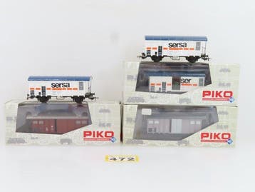 Piko H0 - 54094/54097/54098 - Modeltrein goederenwagonset, Hobby en Vrije tijd, Nieuw