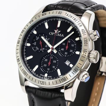 Optima - Swiss Made Chronograph Watch - OSC432-SL-3 - Zonder, Bijoux, Sacs & Beauté